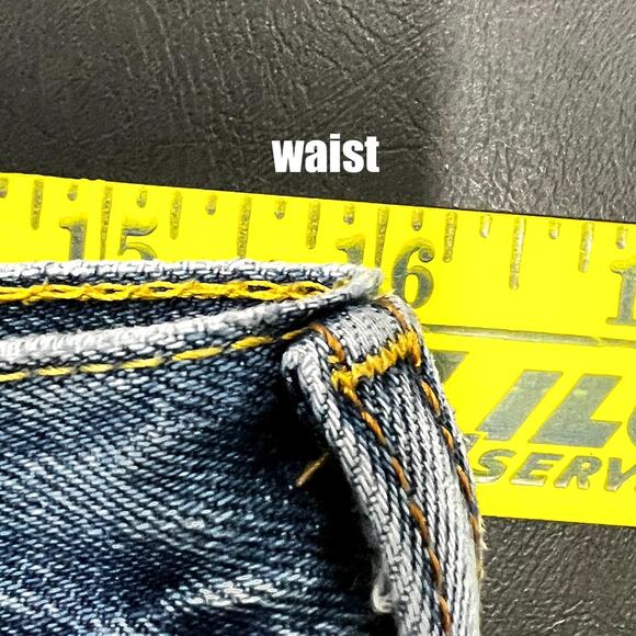 Levi's 505 Jeans Men's 32x34 100% Cotton Denim Straight Leg Mid-Rise Classic - Picture 6 of 8